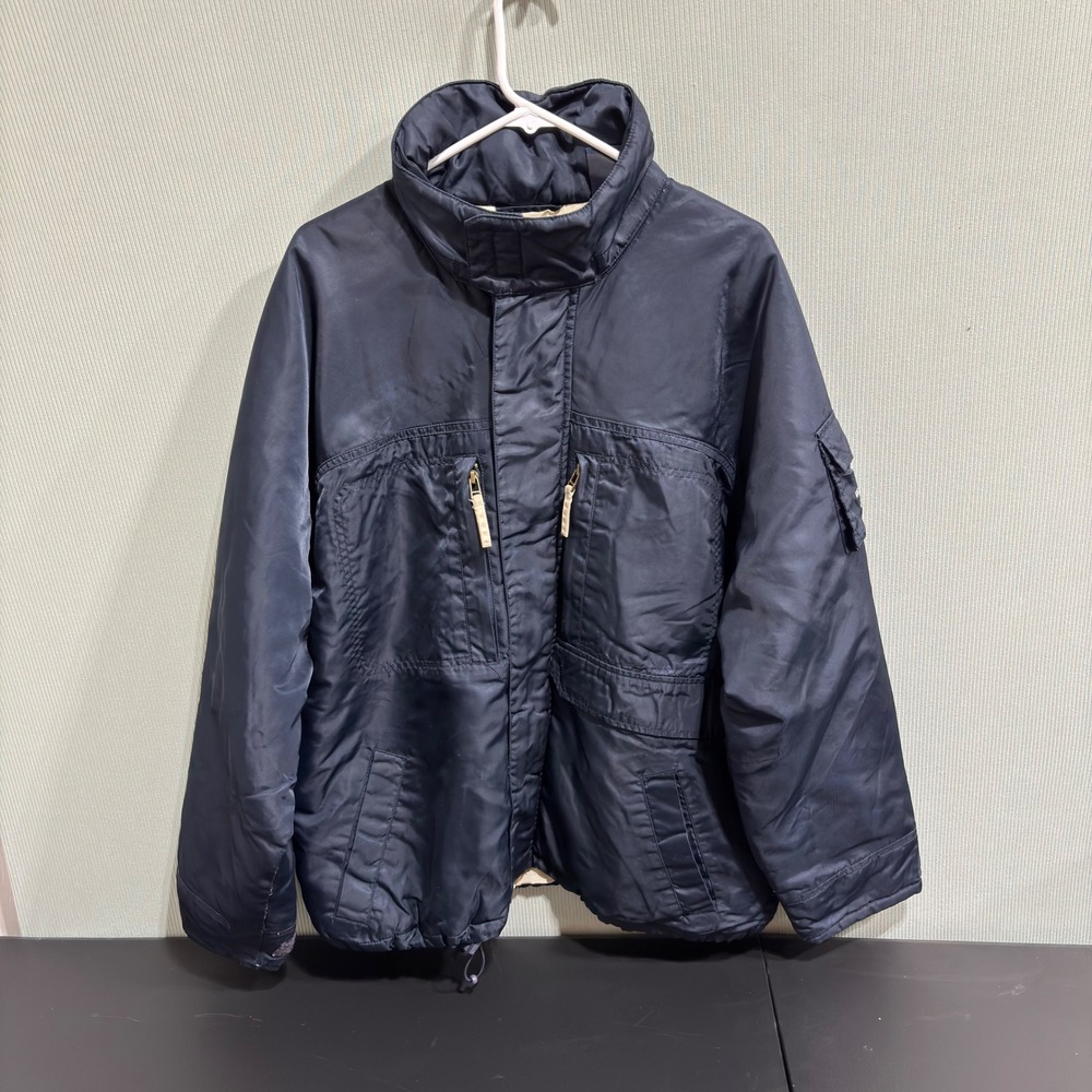 Nautica Jeans Company Mens Navy Blue Puffer Jacket Us Njcc57 Size L